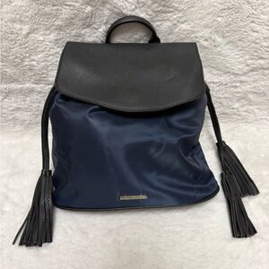 Navy and Black Women's Backpack Tote -Rampage